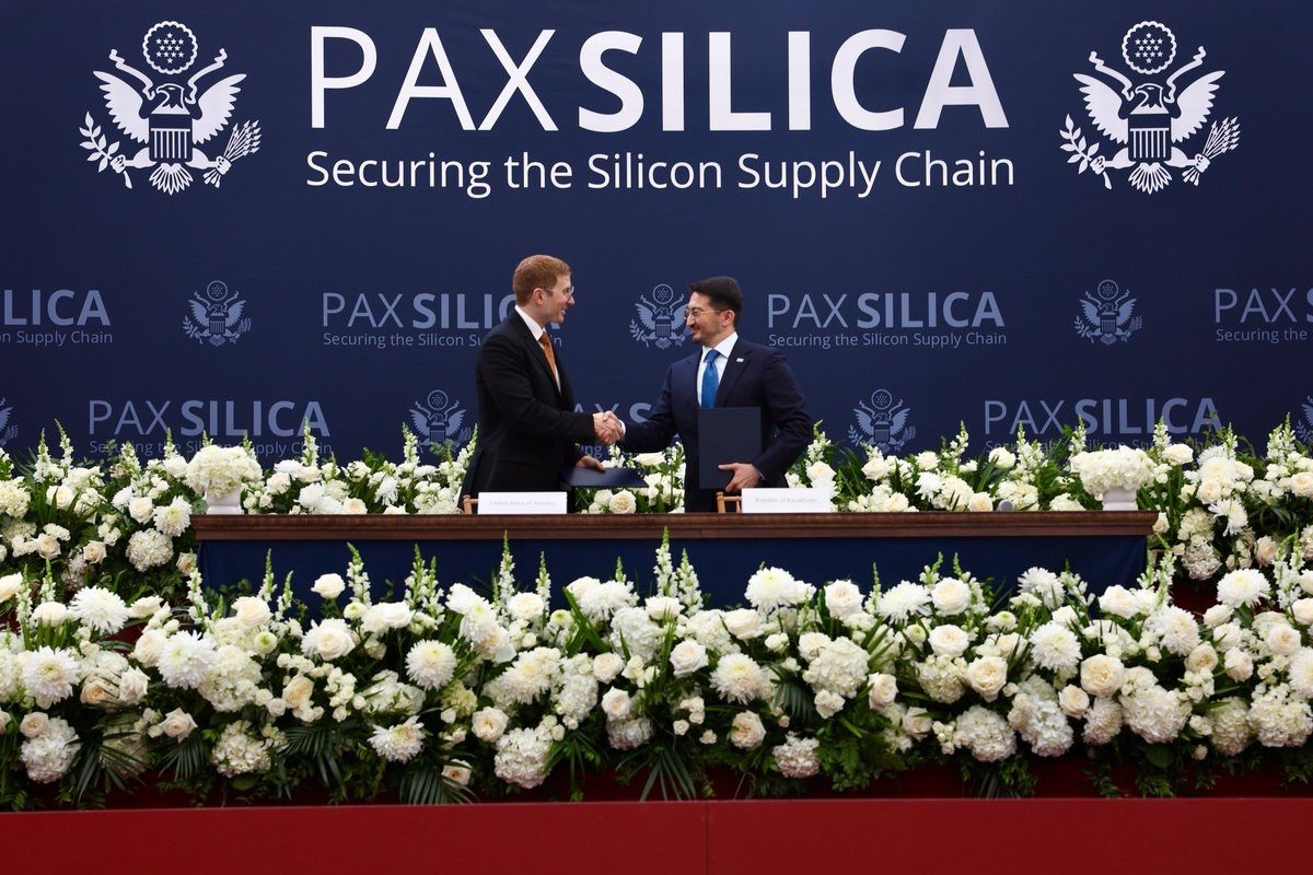 Kazakhstan signs the Pax Silica declaration at the second summit, 26 June 2026. Credit: U.S. State Department.